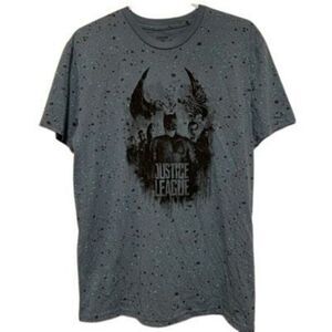Justice League Size Large Spotted Blue T-Shirt